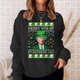Merry 4Th Of St Patricks Day Joe Biden Leprechaun Hat Clover Sweatshirt Gifts for Her
