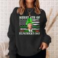 Merry 4Th Of St Patricks Day Joe Biden St Patricks Day Sweatshirt Gifts for Her