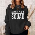 Monkey Squad Funny Sweatshirt Gifts for Her