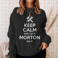 Morton Funny Surname Birthday Family Tree Reunion Gift Idea Sweatshirt Gifts for Her