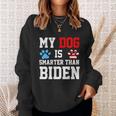 My Dog Is Smarter Than Biden Sweatshirt Gifts for Her