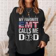 My Favorite Emt Calls Me Dad Fathers Day Gift Sweatshirt Gifts for Her
