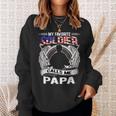 My Favorite Soldier Calls Me Papa - Proud Army Grandpa Gift Sweatshirt Gifts for Her
