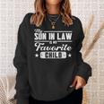 My Son In Law Is My Favorite Child Family Sweatshirt Gifts for Her
