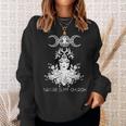 Nature Is My Church Crescent Moon Witchcraft Wiccan Witch Sweatshirt Gifts for Her