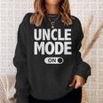 New Uncle Mode Pregnancy Baby Announcement Sweatshirt Gifts for Her