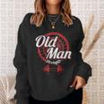 Old Man Strength Fitness Workout Gym Lover Body Building Sweatshirt Gifts for Her