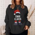 Oma Claus Weihnachts-Sweatshirt für Damen, Festlicher Partnerlook Geschenke für Sie