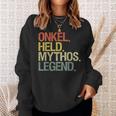 Onkel Held Mythos Legende Sweatshirt Geschenke für Sie