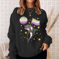 Orca In Space Genderfae Pride Sweatshirt Gifts for Her