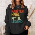 Painter Hero Myth Legend Retro Vintage Maler Sweatshirt Geschenke für Sie