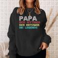 Papa Der Mythos Der Metzger Die Legende Vatertag Metzger Sweatshirt Geschenke für Sie