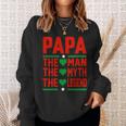 Papa The Man The Myth The Legend Fathers Day Sweatshirt Gifts for Her