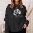 Paparazzi Funny Dad Photographer Retro Camera Sweatshirt Gifts for Her