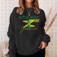 Patriotic One Love Jamaica Pride Clothing Jamaica Flag Color Sweatshirt Gifts for Her