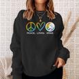 Peace Love And Drag - Drag Is Not A Crime Lgbt Gay Pride Sweatshirt Gifts for Her