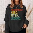 Phlebotomiker Held Mythos Legende Vintage-Phlebotomie Sweatshirt Geschenke für Sie