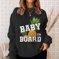 Pineapple Baby On Board Announcement Pregnancy Pineapple Sweatshirt Gifts for Her