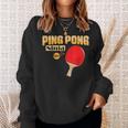 Ping Pong Ninja Tischtenniskelle Sweatshirt Geschenke für Sie