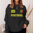 Portugal Soccer Jersey Number Twenty Five Portuguese Futebol Men Women Sweatshirt Graphic Print Unisex Gifts for Her