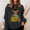 Pretty Black And Educated I Am The Strong African Queen V5 Sweatshirt Gifts for Her