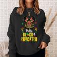 Pretty Black And Educated I Am The Strong African Queen V9 Sweatshirt Gifts for Her