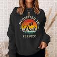Promoted To Dad Est 2022 Vintage Sun Family Soon To Be Dad Sweatshirt Gifts for Her