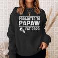 Promoted To Papaw 2023 Funny For First Time Papaw Sweatshirt Gifts for Her