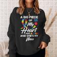 Proud Autism Aunt Uncle Autistic Niece Autism Awareness Sweatshirt Gifts for Her