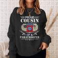 Proud Cousin Of A Army 82Nd Airborne Division Paratrooper Sweatshirt Gifts for Her