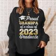 Proud Grandpa Of A Class Of 2023 Graduate Senior Family Sweatshirt Gifts for Her
