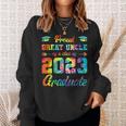 Proud Great Uncle Of A Class 2023 Graduate Senior 23 Tie Dye Sweatshirt Gifts for Her