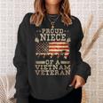 Proud Niece Vietnam War Veteran For Matching With Niece Vet Sweatshirt Gifts for Her