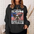 Proud Son Of Desert Storm Veteran Persian Gulf War Veterans Men Women Sweatshirt Graphic Print Unisex Gifts for Her