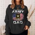 Proud To Be An Army Dad With American Flag Gift Veteran Sweatshirt Gifts for Her