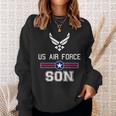 Proud Us Air Force Son Military Pride Sweatshirt Gifts for Her
