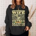 Proud Wife Of Vietnam Veteran - Military Freedom Isnt Free Men Women Sweatshirt Graphic Print Unisex Gifts for Her