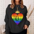 Queen Couples Matching Bridal Wedding Lgbtq Sweatshirt Gifts for Her