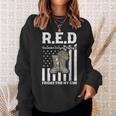 Red Friday Military I Wear Red For My Son Remember Everyone Sweatshirt Gifts for Her
