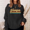 Retro City Of Tampa Florida Sweatshirt Gifts for Her