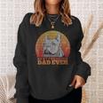 Retro Vintage Best Frenchie Dad Ever French Bulldog Dog Gift Sweatshirt Gifts for Her