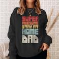 Retro Vintage Funny Husband Stay At Home Dad Sweatshirt Gifts for Her