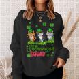 Shenanigan Squad St Patricks Day Leprechaun Cat Lover Gifts Sweatshirt Gifts for Her