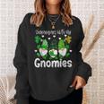 Shenanigans With My Gnomies St Patricks Day Gnome Shamrock Sweatshirt Gifts for Her