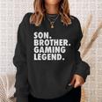 Son Brother Gaming Legend V3 Sweatshirt Gifts for Her