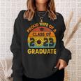 Sonnenblume Senior Proud Wife Class Of 2023 Graduate Vintage Sweatshirt Geschenke für Sie