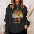 Soon To Be Pops Est 2023 Fathers Day New Dad Vintage Sweatshirt Gifts for Her