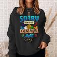Sorry I Can’T It’S Game Night Boardgame Sweatshirt Gifts for Her