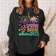 Spring Break 2023 Beach Vibes Family Matching Outfits Gifts Sweatshirt Gifts for Her