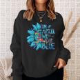 Sunflower Puzzle In April We Wear Blue Autism Awareness Sweatshirt Gifts for Her